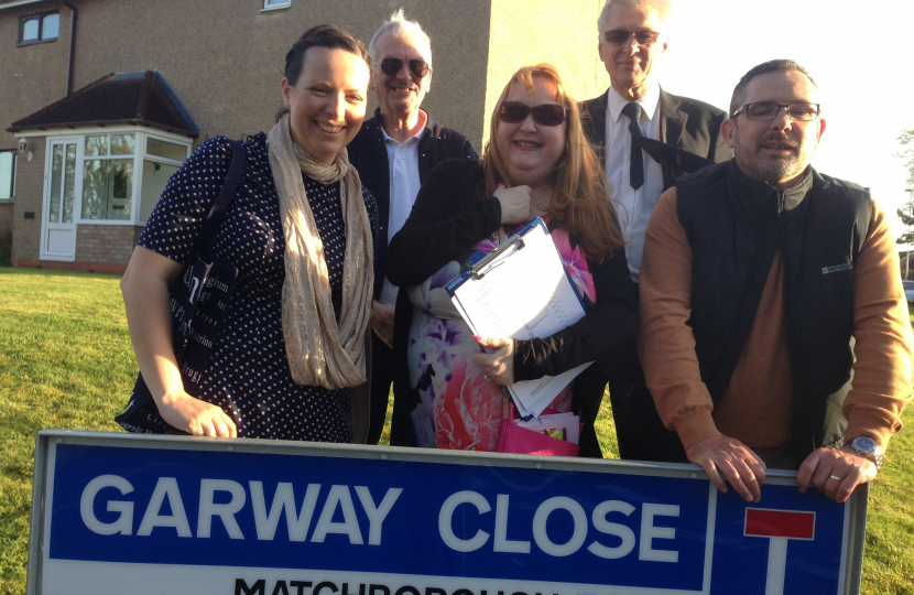 Campaigning in Garway Close