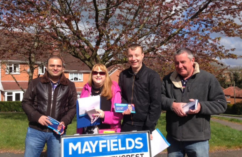 Campaigning in Mayfields