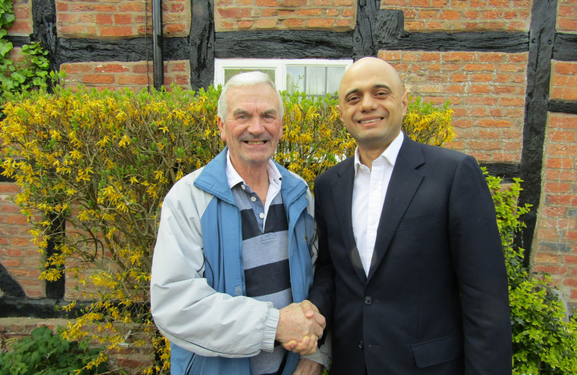 Sajid Javid endorses Roger Bennett